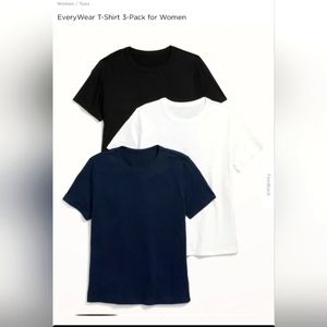 Old Navy Every Wear 3 Pack T-shirt